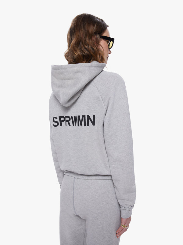 SPRWMN Shrunken Hoodie - Heather Grey